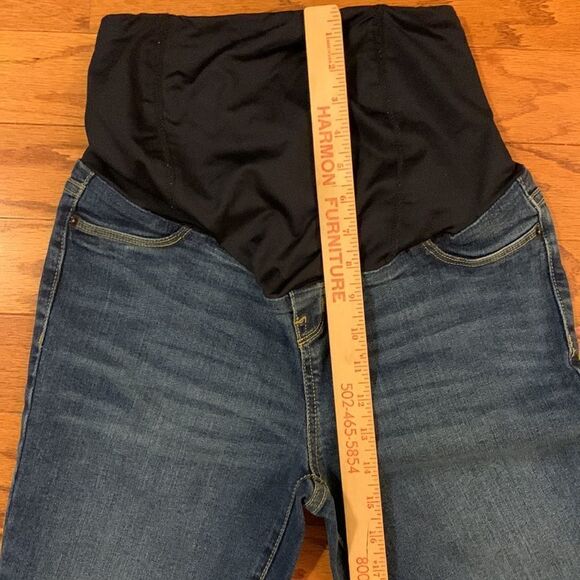 Isabel maternity Size 2 skinny jeans factory distress.  Very stretchy - Picture 7 of 10